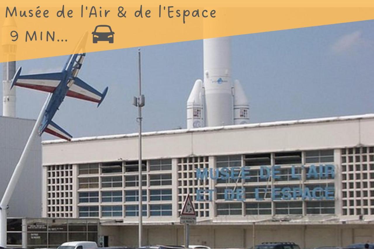 Ferienwohnung L'Eugene - 10Min Du Rer B Le Bourget, Parking, Wifi Drancy Exterior foto