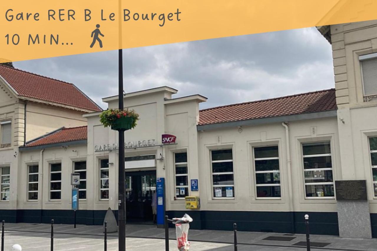 Ferienwohnung L'Eugene - 10Min Du Rer B Le Bourget, Parking, Wifi Drancy Exterior foto